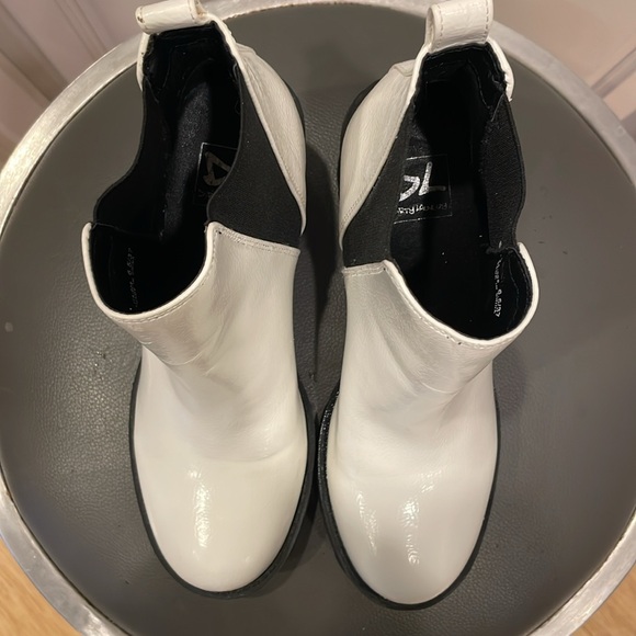 New Dirty Laundry Lisbon Ankle Boots White Size 6.5 - Picture 10 of 12